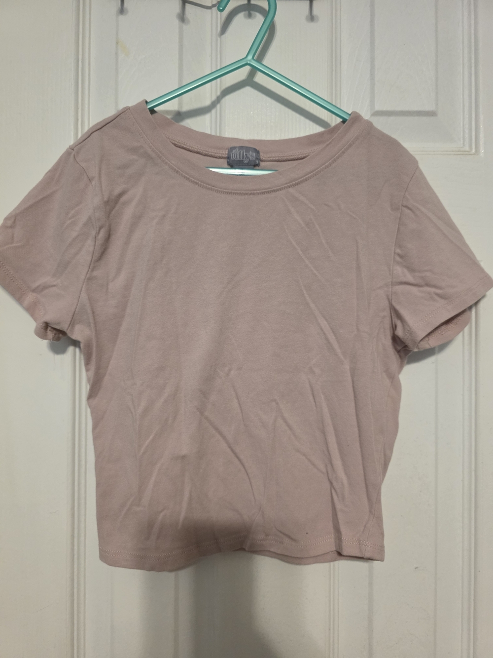 Tilly's Dusty Pink Short Sleeve Crew Tee